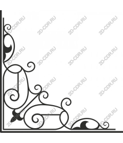  Elegant decorative corner decorative element