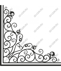  Elegant area with swirling vines
