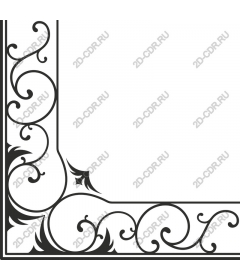  Elegant decorative frame-flower