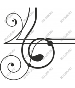  Elegant black decorative area