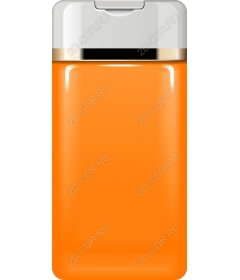 Bottle bright orange color