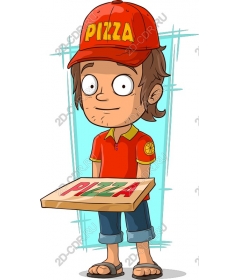 Funny pizza guy