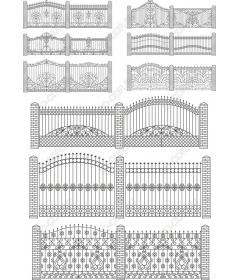 Декоративный комплект ограждения