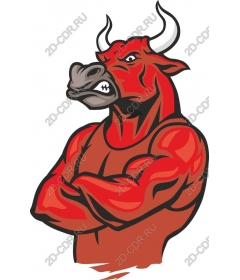 Icon muscular bull