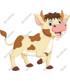  Cartoon cow