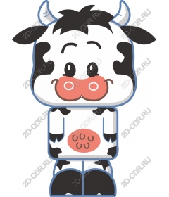  Cute cartoon cow