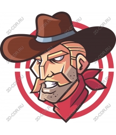 The character of a cowboy