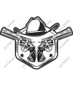  Cowboy Wild West revolvers