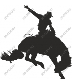 Bucking Bronco Cowboy