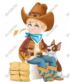  Fancy cowboy and the dog