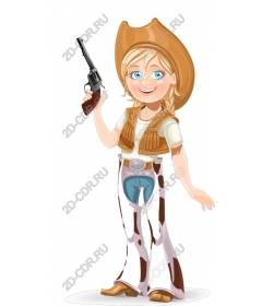  Charming cowgirl