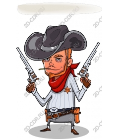 Character Western cowboy