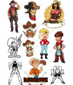 The "Wild West" — 12 unique cowboys and cowboys