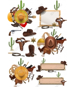 Set in Western style
