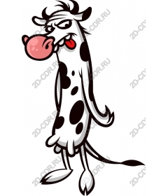  Bizarre cartoon cow