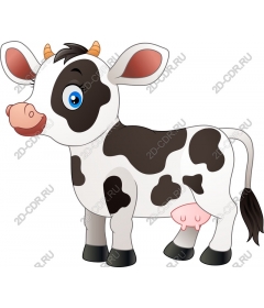  Cute cartoon cow