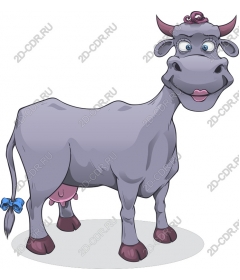  Bizarre cartoon cow