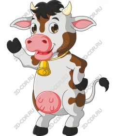  Cute cartoon cow