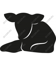 Resting calf