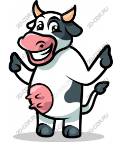  Cartoon cow