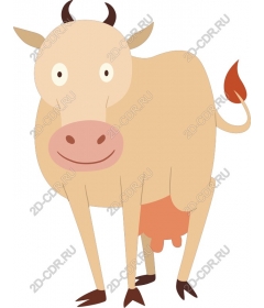  Whimsical cow