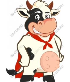  Cow-superhero