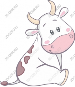  Cute cartoon cow