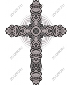 Elegant ornate cross