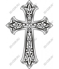  Elegant ornate cross