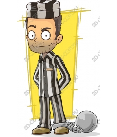  Cartoon prisoner