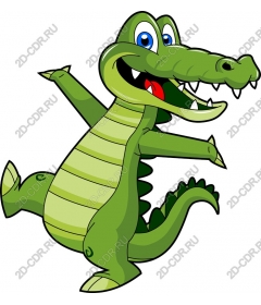  Adorable cartoon crocodile