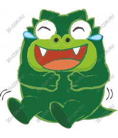  The laughing dragon Clipart