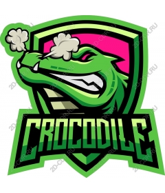  The logo of the crocodile