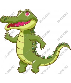  Adorable cartoon crocodile