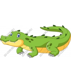  Cartoon crocodile
