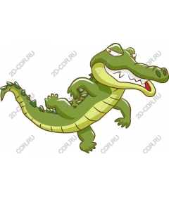  Cartoon crocodile