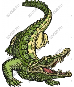  Яркий крокодил