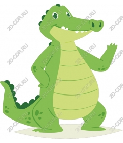  Adorable cartoon crocodile