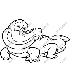  Adorable cartoon alligator