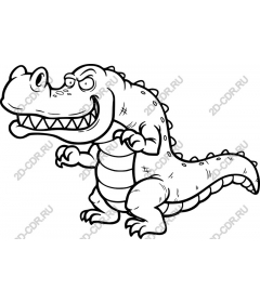 Cartoon crocodile