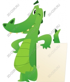  Cartoon Alligator