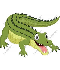  Cartoon crocodile
