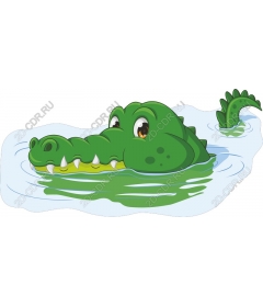  Adorable cartoon crocodile