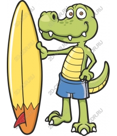  Surfing Gator