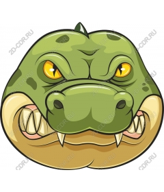  Crocodile cartoon-monster