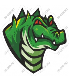  A bright green dragon