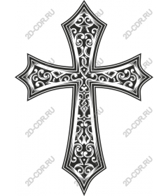  Decorated cross