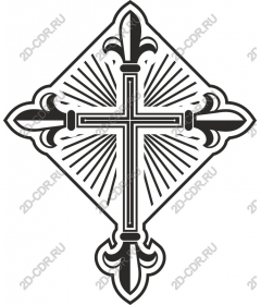  Decorated cross