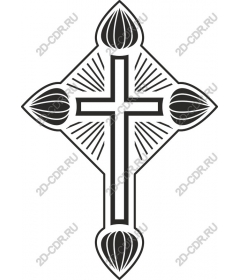 Exquisite decorative cross