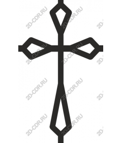  Stylized cross